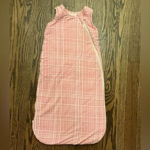 Pink Plaid Kids Pajamas Sleep Sack